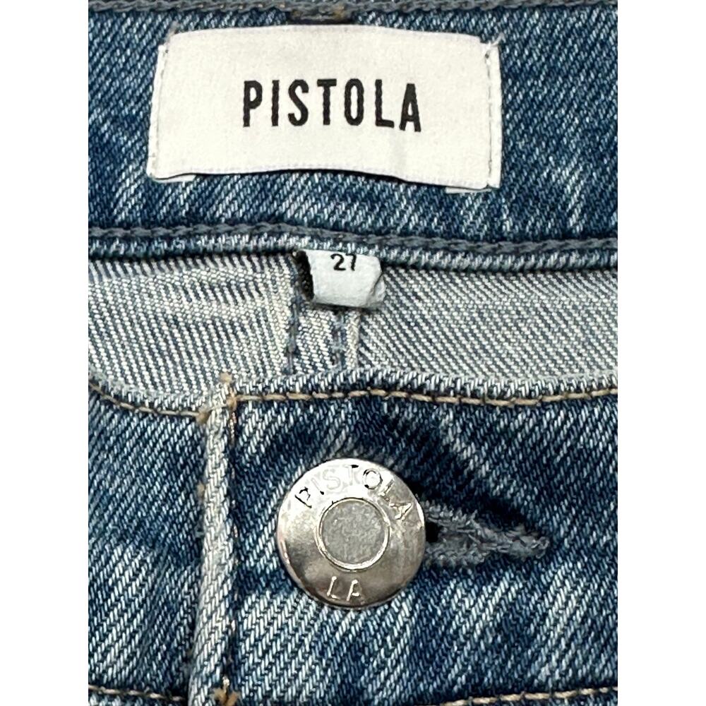 Pistola Eli High Rise Barrel Jeans Rhythm Vintage Blue Size 27 - Picture 5 of 12